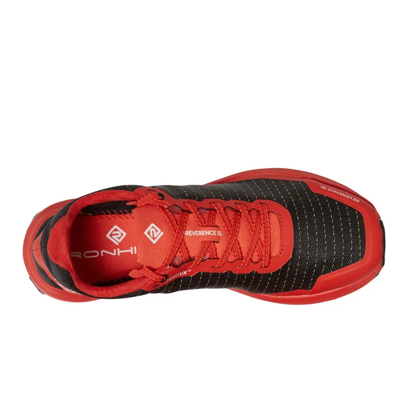 Ronhill Reverence SL Men's Fell Running Shoe in Black/Red-2