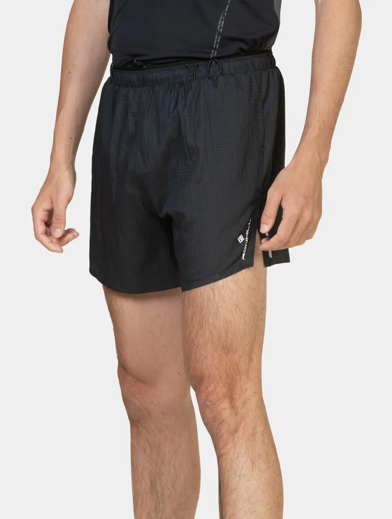 Ronhill Tech Race 5inch Men's Running Short in All Black-3