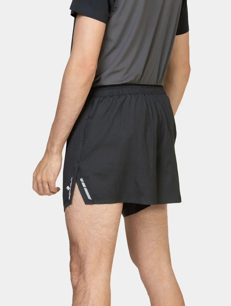 Ronhill Tech Race 5inch Men's Running Short in All Black-4