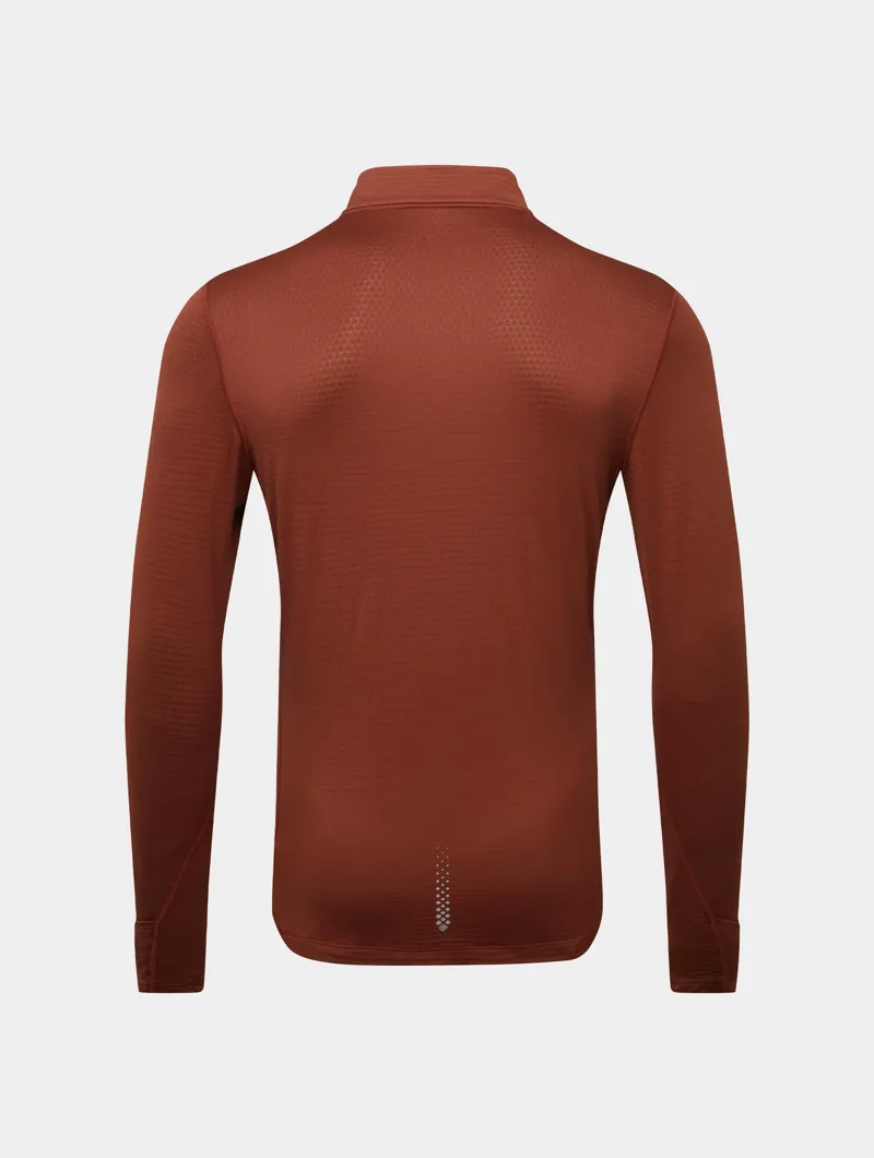 Ronhill Tech Winter 1/2 Zip Men's Running Top in Chestnut/Oxide-1