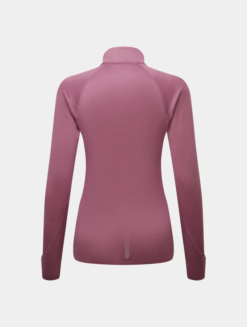 Ronhill Tech Winter 1/2 Zip Women's Running Top in Seaweed/Iris-3