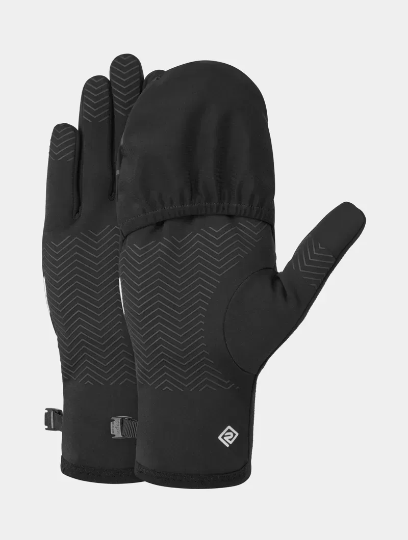 Ronhill Wind-Block Convertible Glove in All Black