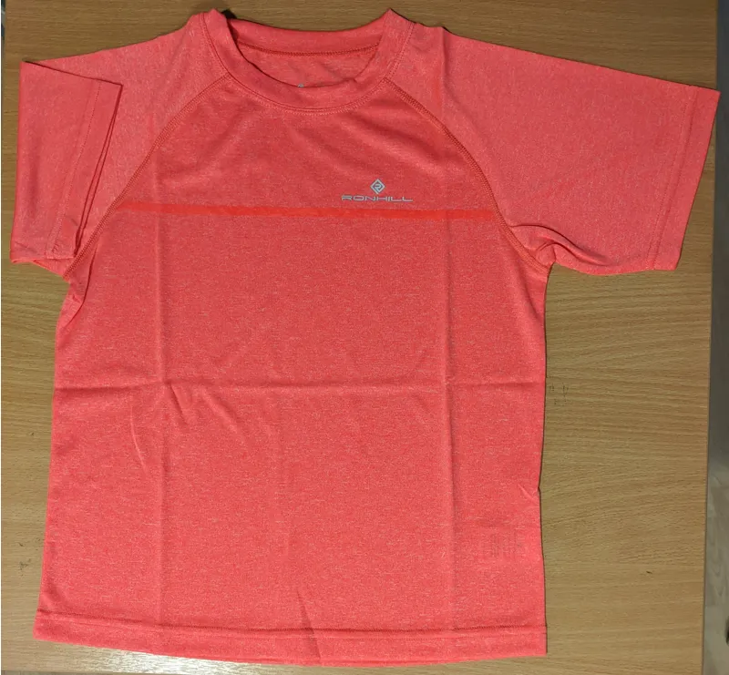 Ronhill Junior Everyday SS Tee in Hot Pink Marl