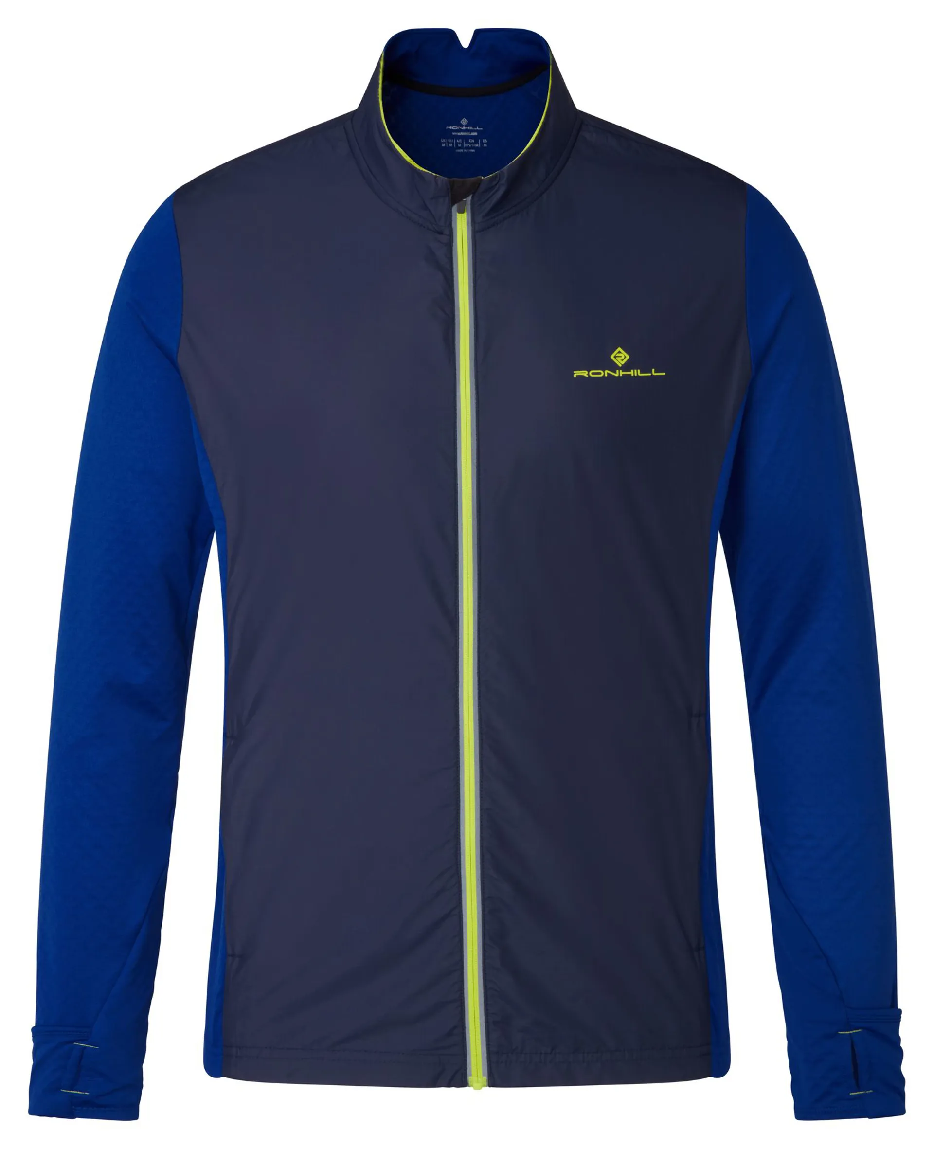 Ronhill Tech Hyperchill Mens Windproof Running Jacket Deep Navy C