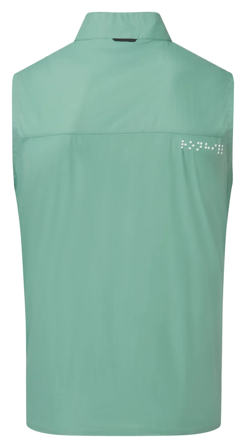 Ronhill Men's Tech LTW Gilet in Willow/Bright White-1