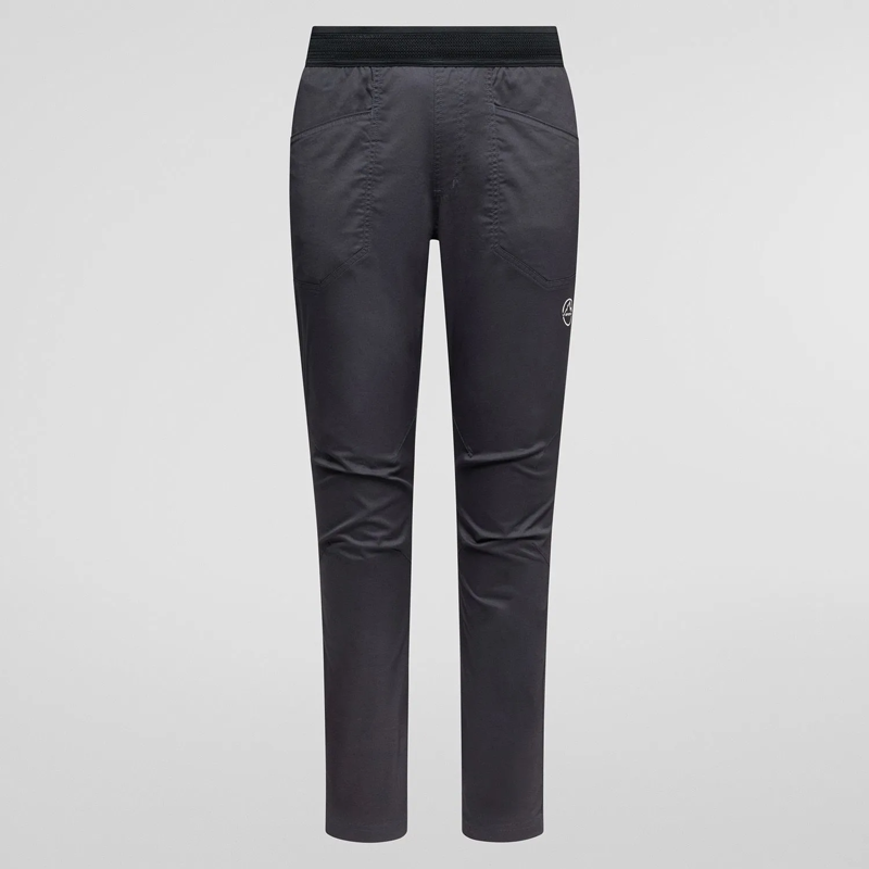 La Sportiva Roots Pant Men's Climbing Trouser in Onyx/Chalk