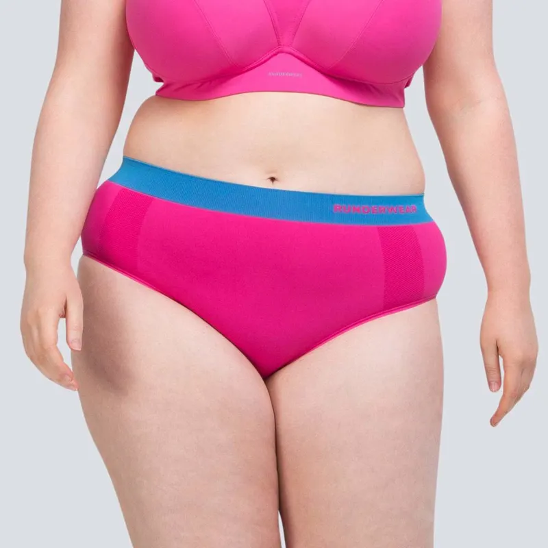 Runderwear Women's Running Hipster in Pink-2