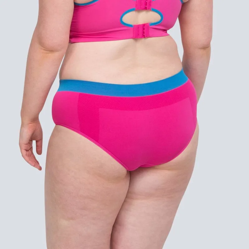 Runderwear Women's Running Hipster in Pink-4