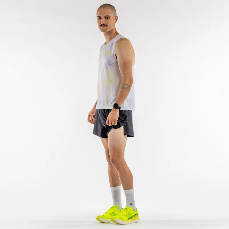 Scott RC Run SL Men's Tank in White/Yellow-2