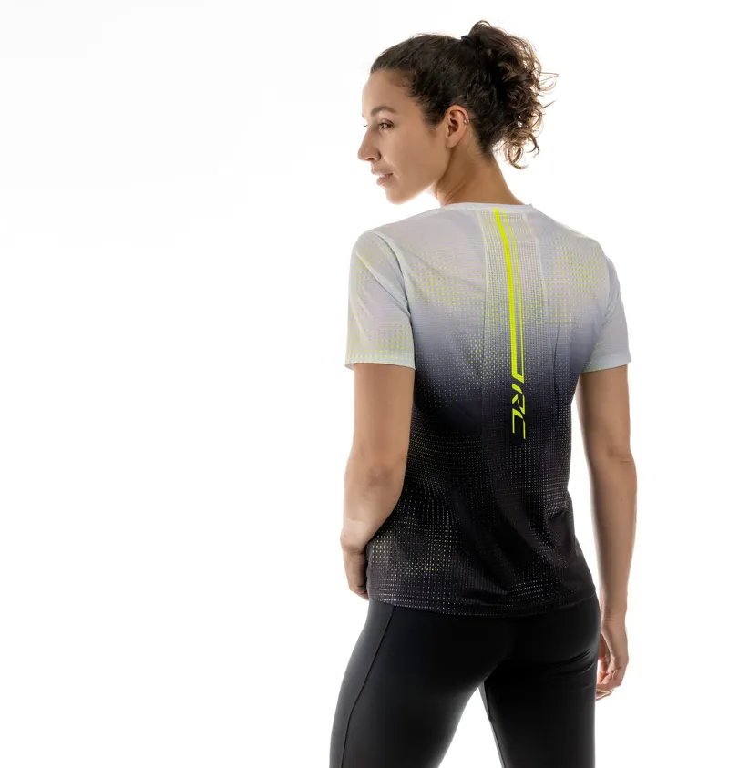 Scott RC Run SS Women's Running T-Shirt in White/Yellow-2