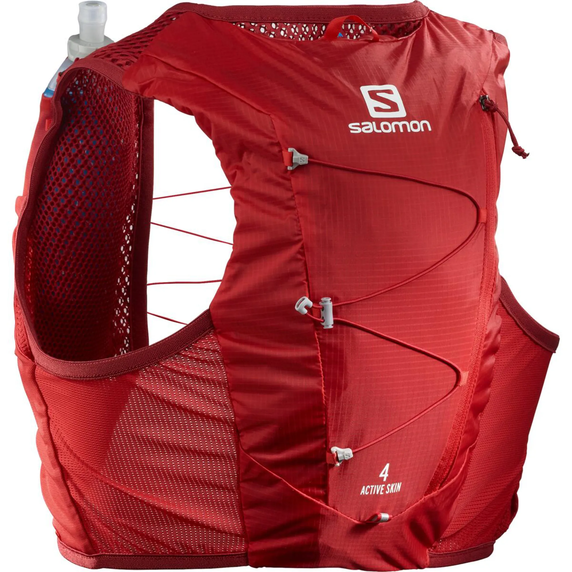 Salomon Active Skin 4 Unisex Running Vest Pack GojiBerry RedChili