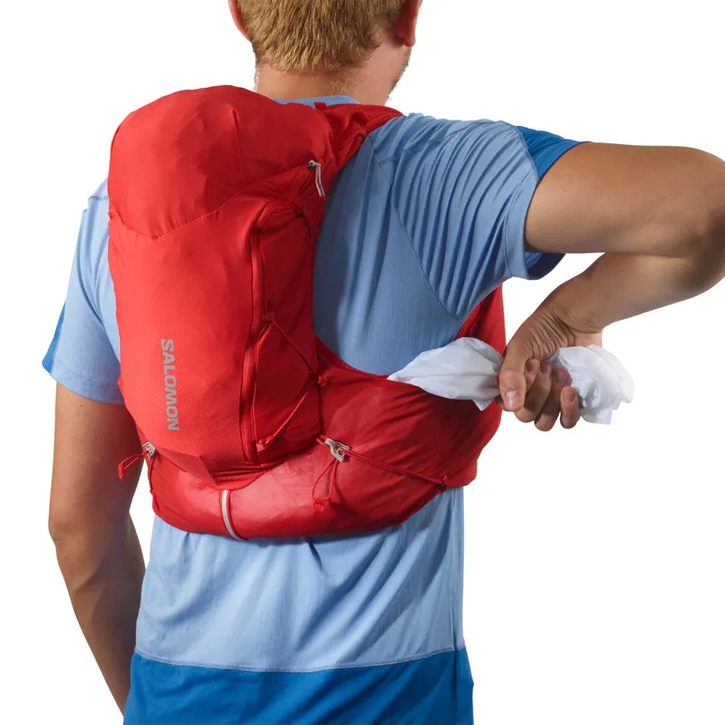 Salomon ADV Skin 12 Running Pack in Goji Berry/Ebony-2