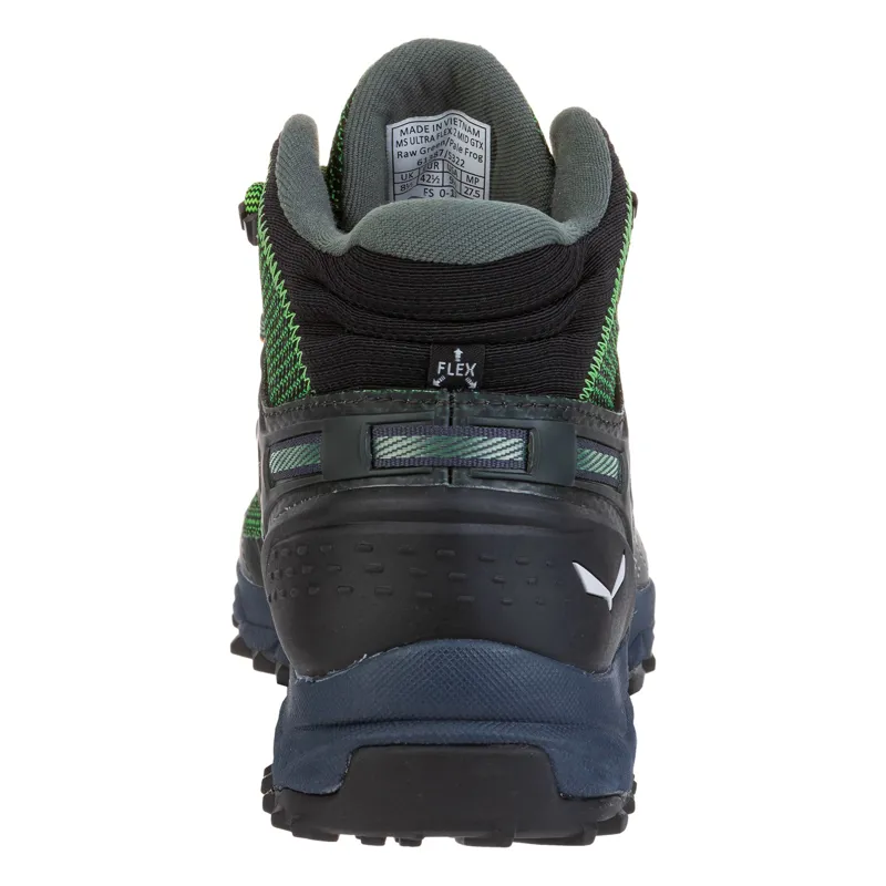 Salewa Ultra Flex 2 Mid GTX Men's Fast Hike Boot in Raw Green/PaleFrog-3