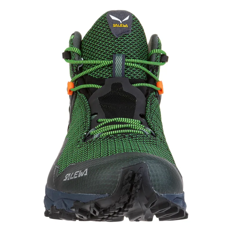 Salewa Ultra Flex 2 Mid GTX Men's Fast Hike Boot in Raw Green/PaleFrog-4