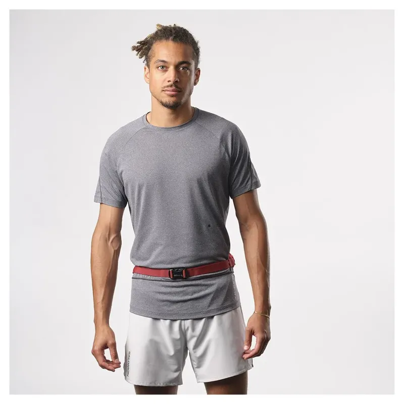 Salomon Active Belt Unisex Running Waist Pack in High Risk Red/Red Dahlia-2