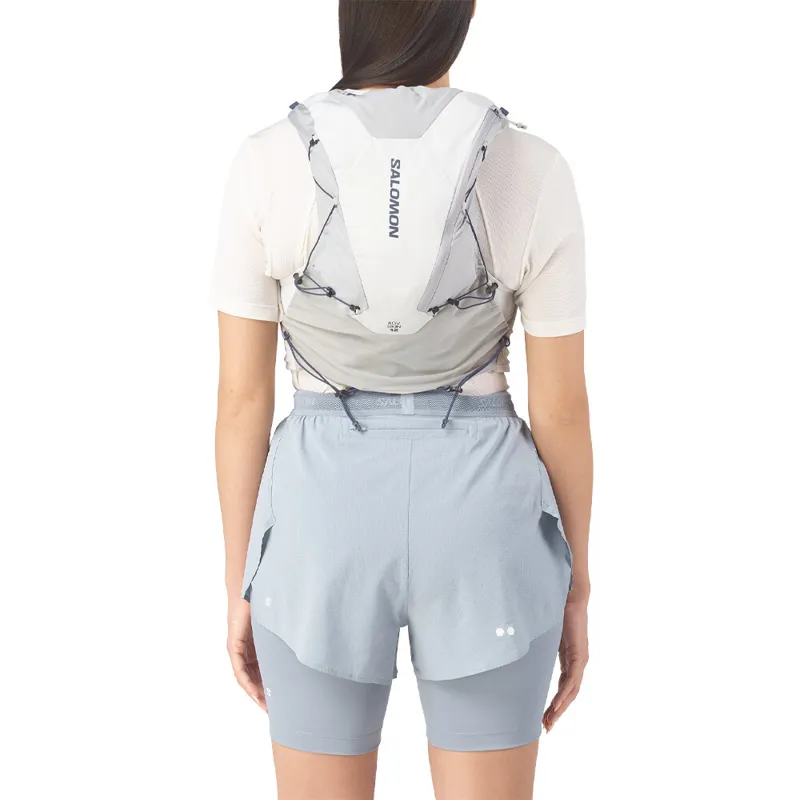 Salomon ADV Skin 12 Running Vest in Alloy/Gray Violet/Spellbound-2