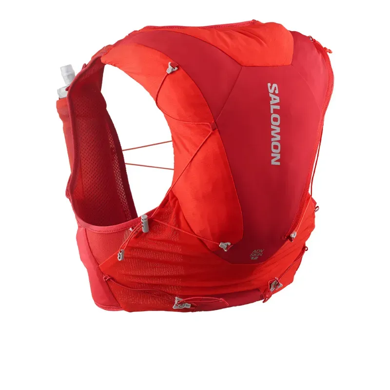 Salomon ADV Skin 12 Unisex Running Pack in Flame Scarlet/Haute Red