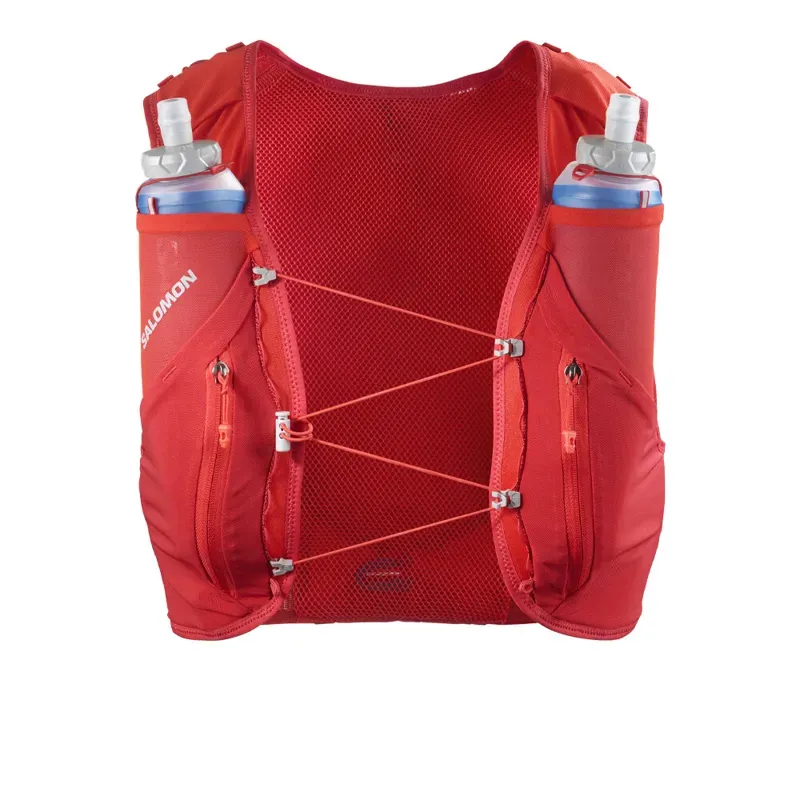 Salomon ADV Skin 12 Unisex Running Pack in Flame Scarlet/Haute Red-1