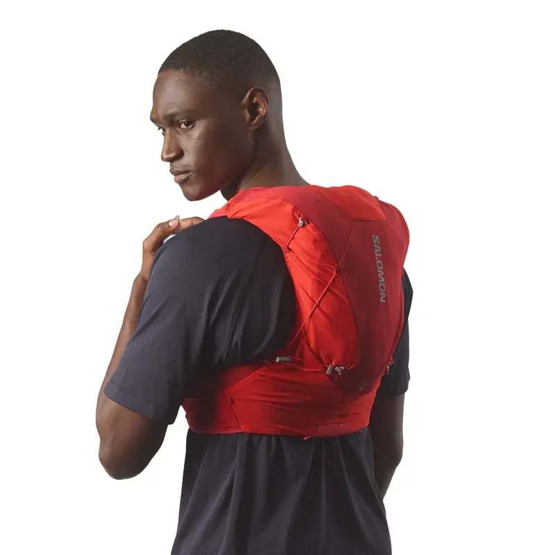 Salomon ADV Skin 12 Unisex Running Pack in Flame Scarlet/Haute Red-3