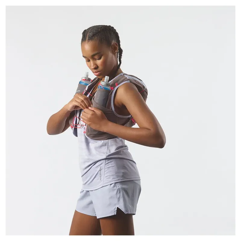 Salomon ADV Skin 12 Women's Running Pack in Nine Iron/Excalibur/Cosmic Sky-2