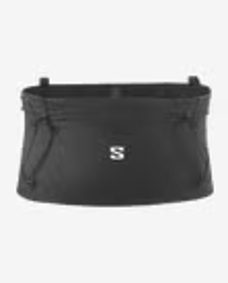 Salomon ADV Skin Seamless Unisex Running Belt in Black/White-2