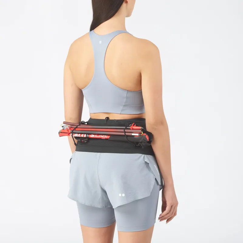 Salomon ADV Skin Seamless Unisex Running Belt in Black/White-3