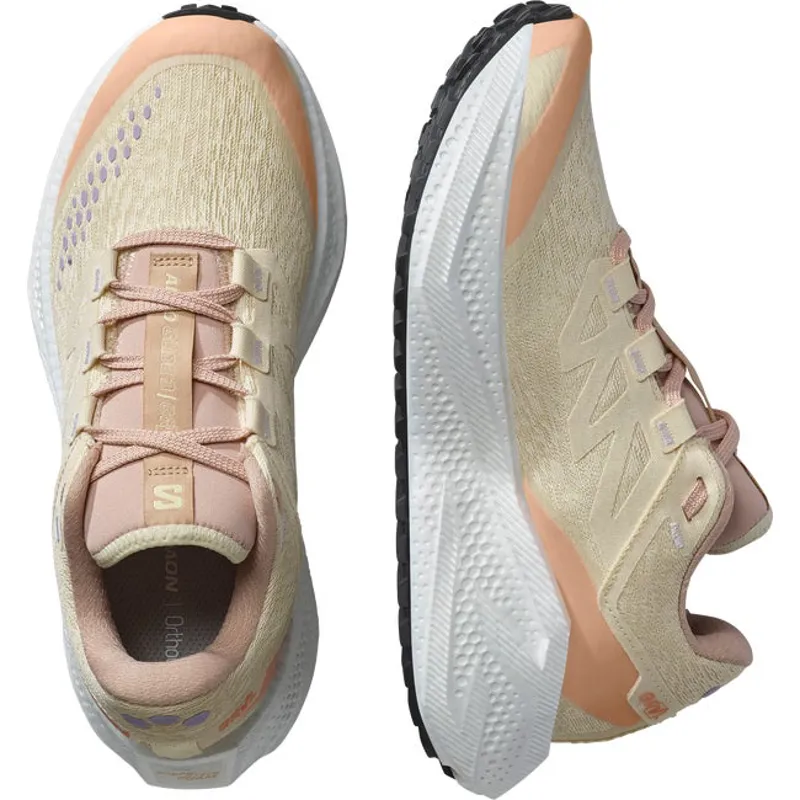 Salomon Aero Glide 3 GRVL Women's Trail Running Shoes in Shortbread/White/Fusion Coral-1