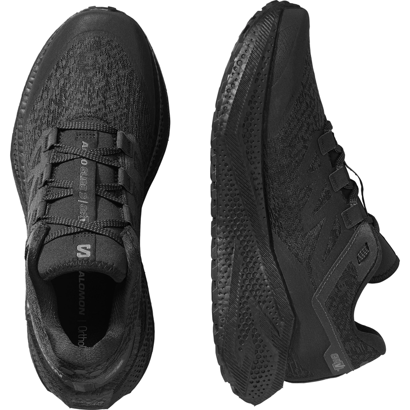 Salomon Aero Glide 3 GRVL Trail Running Shoe in Phantom/Black/Black-1