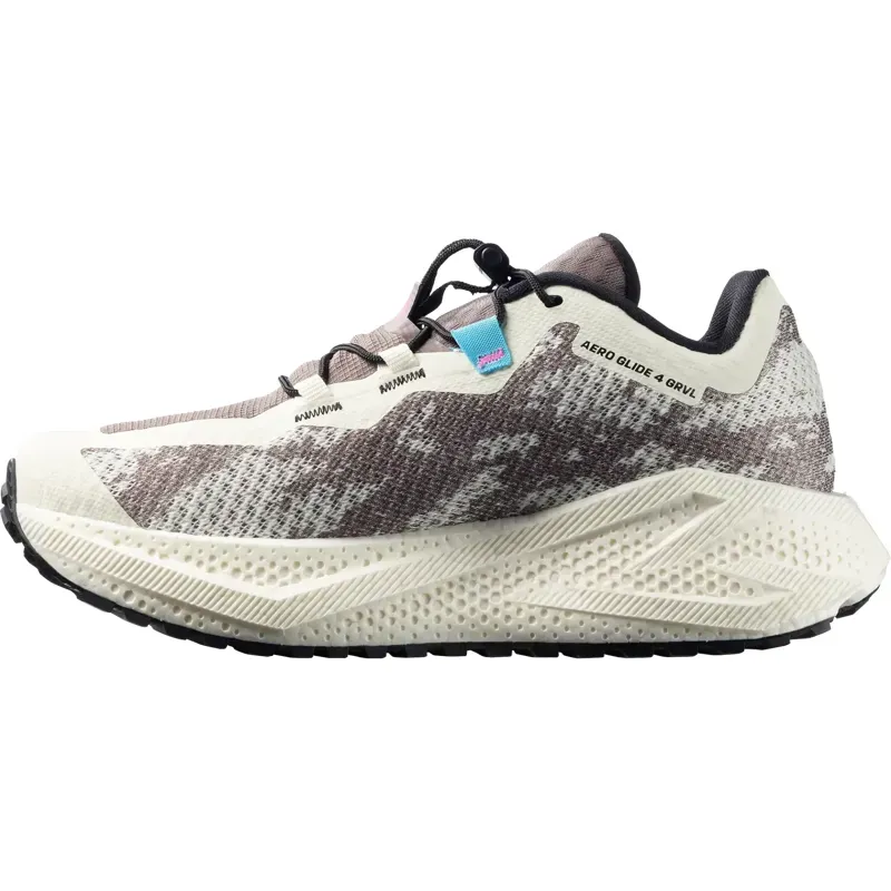 Salomon Aero Glide 4 GRVL Men's Trail Running Shoe in Vanilla Ice/Black-3