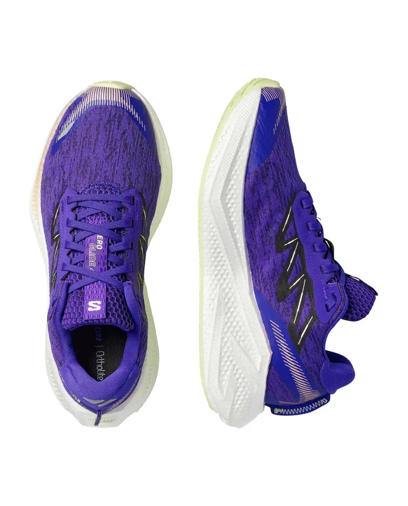 Salomon Aero Glide 4 Women's Road Running Shoe in Deep Blue/White-1