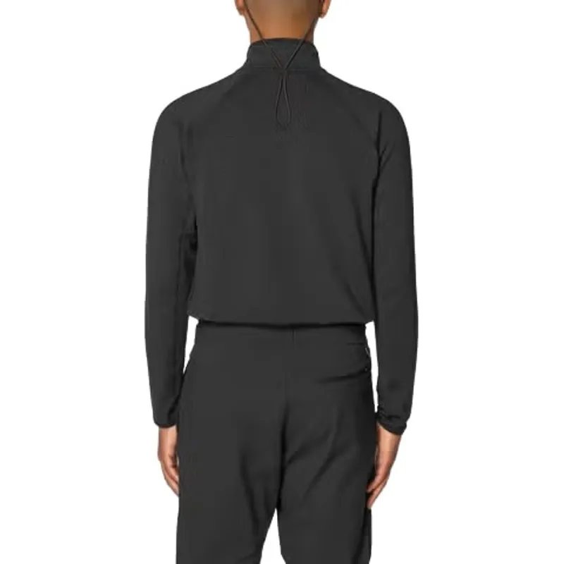 Salomon Essential Lightwarm Men's Half Zip Midlayer in Deep Black-1