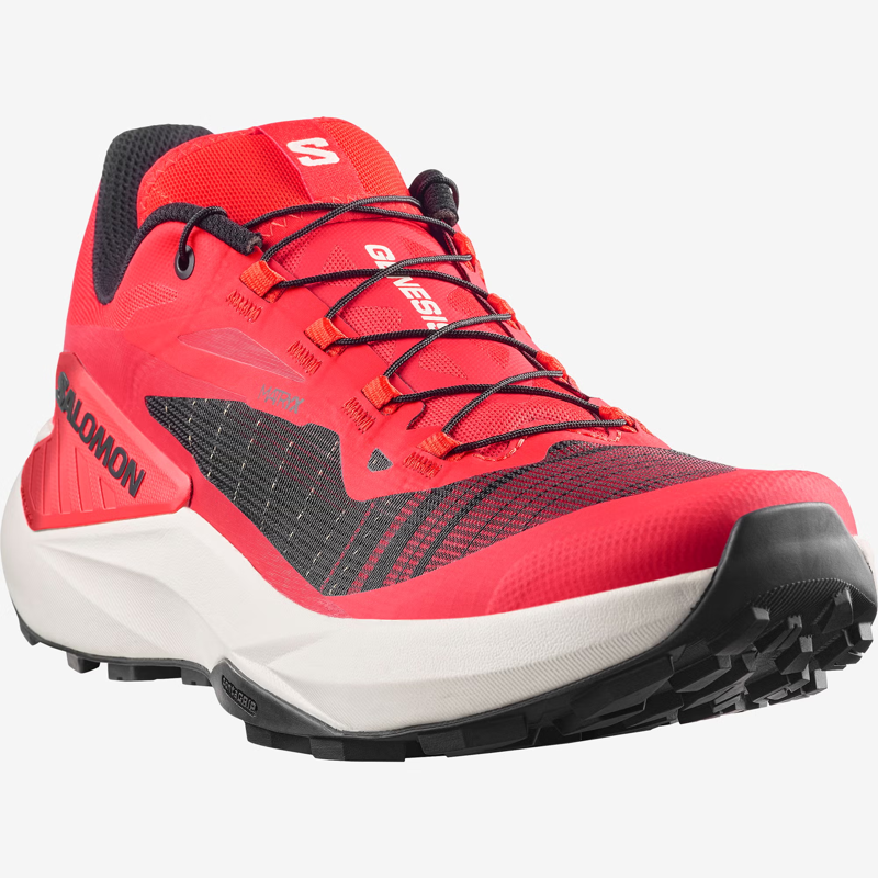 Salomon Genesis Men's Trail Running Shoe in Fiery Red/Lava Falls/Black-5