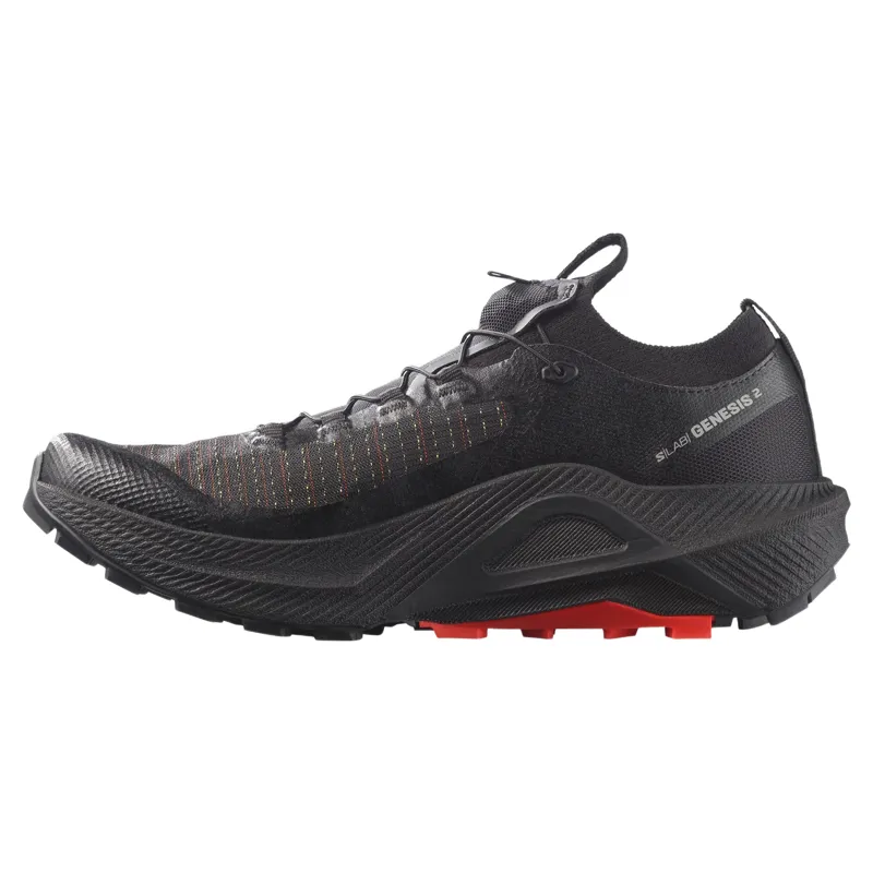 Salomon S/LAB Genesis 2 Unisex Trail Running Shoe in Black/Black-3
