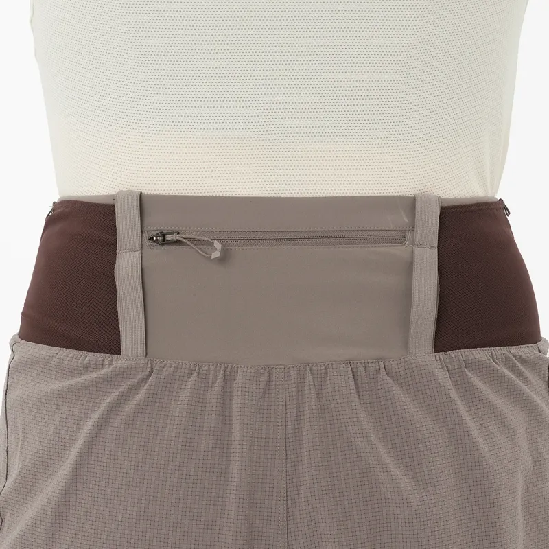 Salomon Sense Aero 2in1 Trail 5inch Women's Running Short in Iron-6