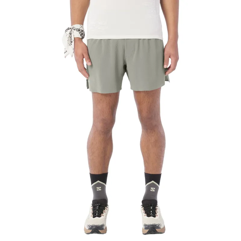 Salomon Sense Aero 2in1 Trail Running Short 5 inch Men's in Castor Grey