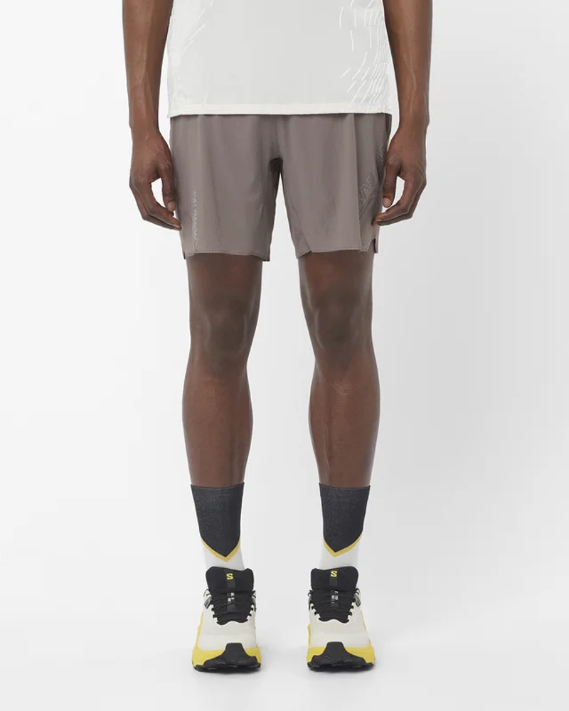 Salomon Sense Aero 7inch Men's Running Shorts in Iron