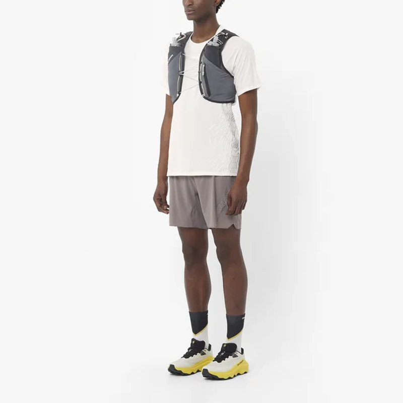 Salomon Sense Aero 7inch Men's Running Shorts in Iron-2