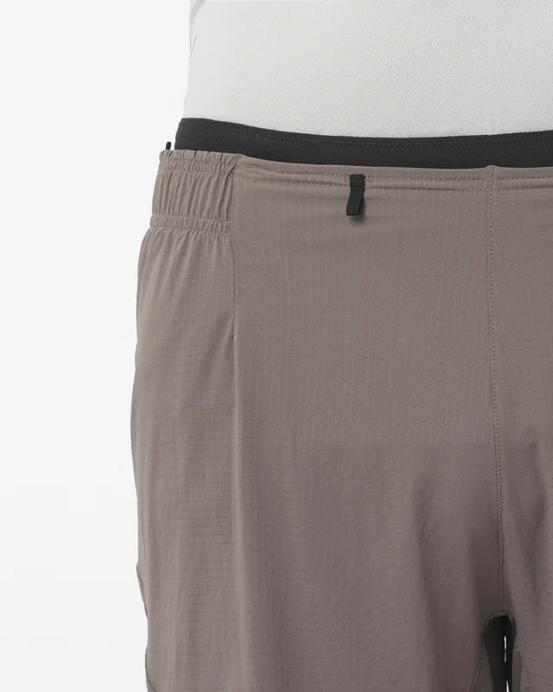 Salomon Sense Aero 7inch Men's Running Shorts in Iron-4