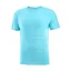 Salomon Sense Aero Graphic Men's Running T-shirt in Peacock Blue/White