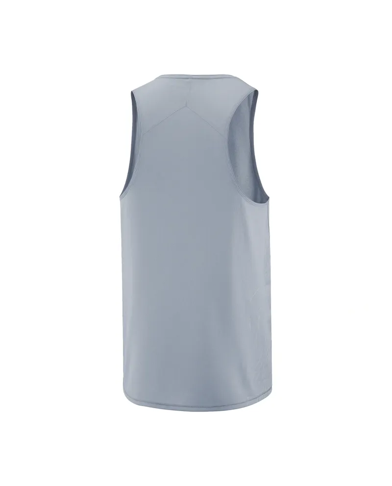 Salomon Sense Aero Graphic Men's Tank Top in Trade Winds/Pearl Blue-1