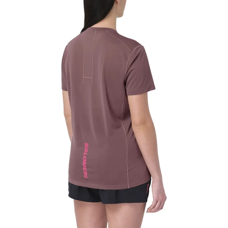Salomon Sense Aero Limited Courtney Edition Women's T-shirt in Rose Taupe-2