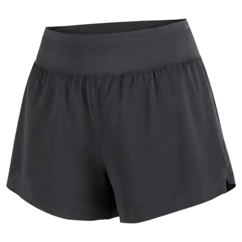 Salomon Sense Aero Stow 4 inch Women's Running Short in Deep Black-3