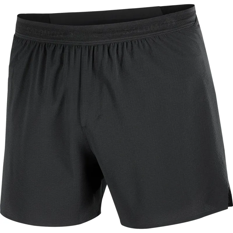 Salomon Sense Aero Stow 5inch Men's Running Short in Deep Black-1