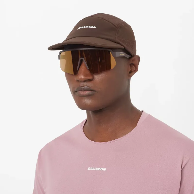 Salomon Sense Aero Unisex Cap in Coffee Bean-1