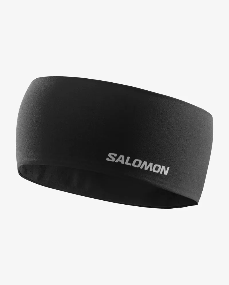 Salomon Sense Aero Unisex Headband in Deep Black