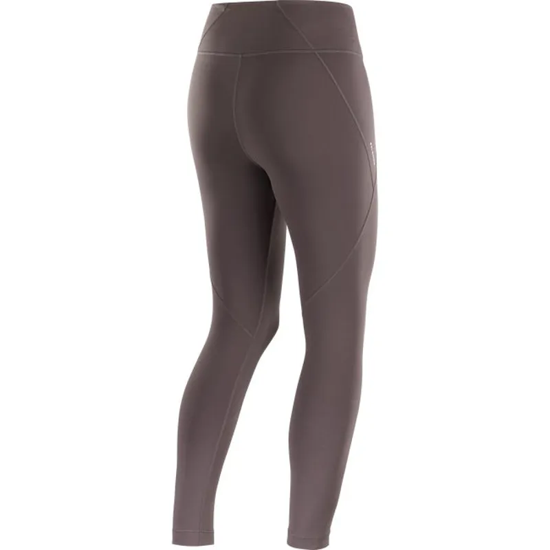 Salomon Shakeout Bliss 25inch Women's Running Tight in Coffee Bean-1