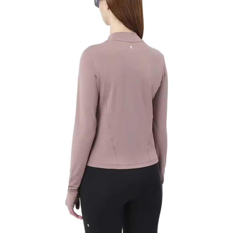Salomon Shakeout Bliss Women's Long Sleeve T-shirt in Antler-1