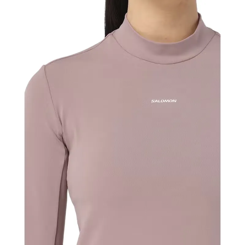 Salomon Shakeout Bliss Women's Long Sleeve T-shirt in Antler-2