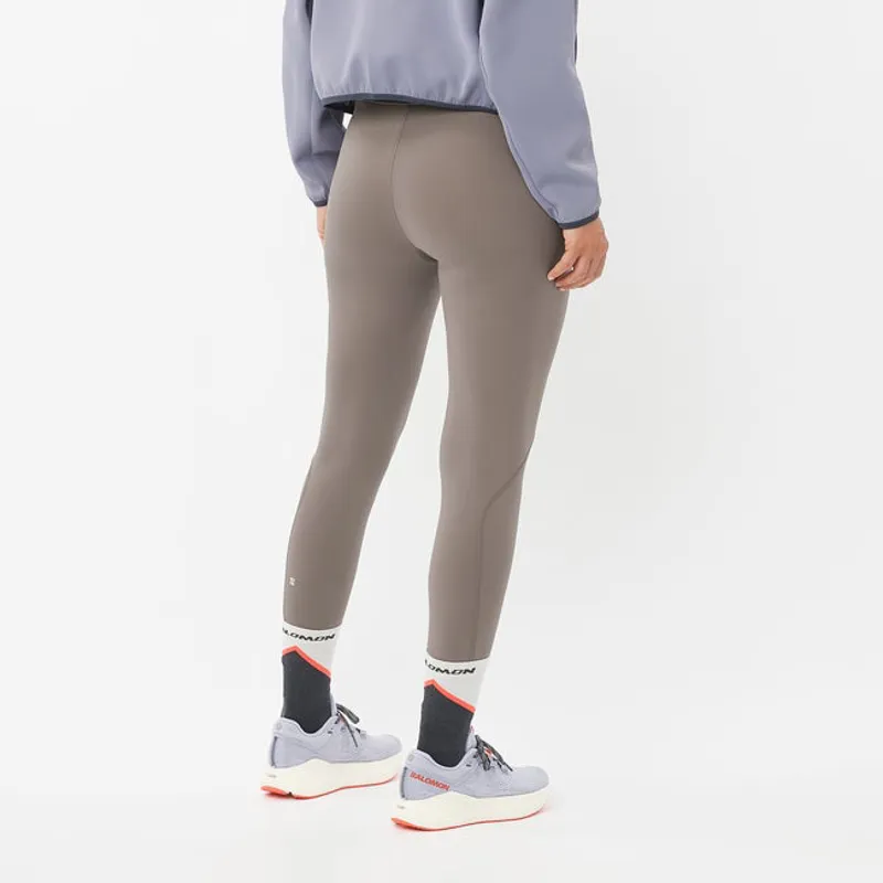 Salomon SHAKEout CORE 28 Women's Running Tight in Iron-2