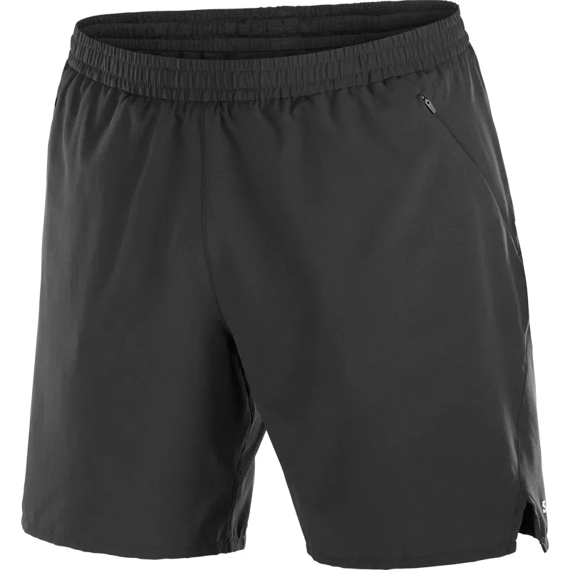 Salomon Shakeout Core 2in1 7inch Shorts in Deep Black
